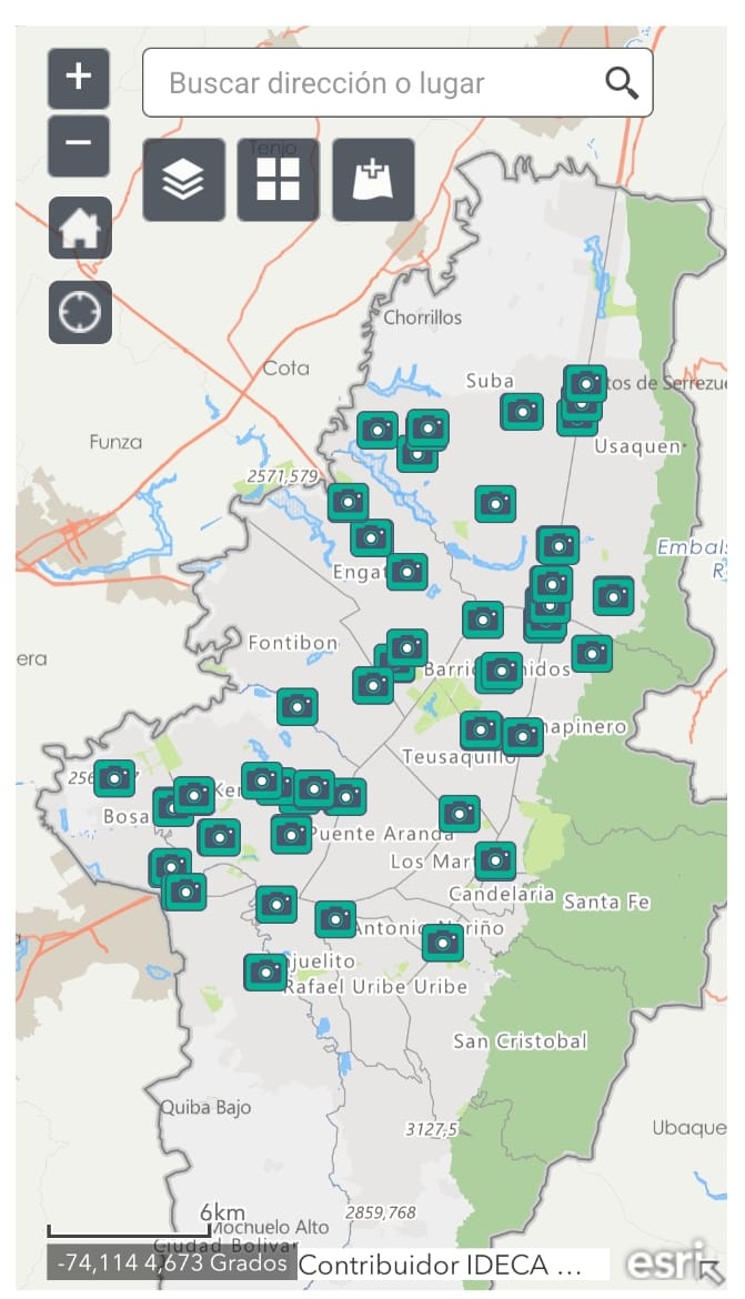 Cámaras Velocidad Bogotá